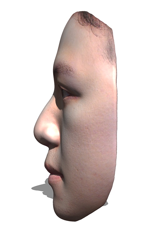 3D建檔人像面具01