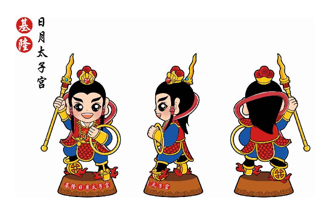 巧匠工藝三太子-三視圖 new