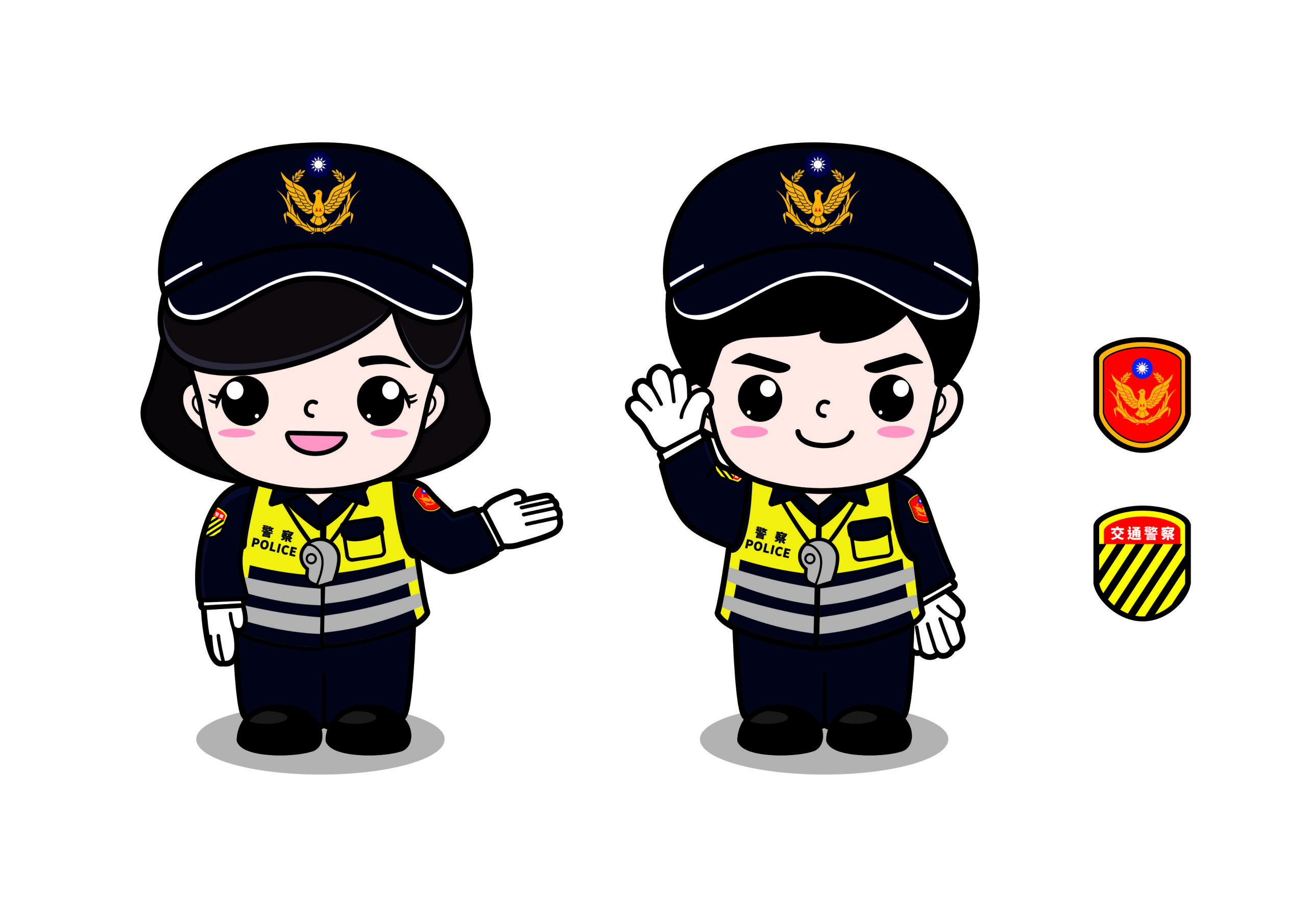 確定版-交通男警女警公仔設計